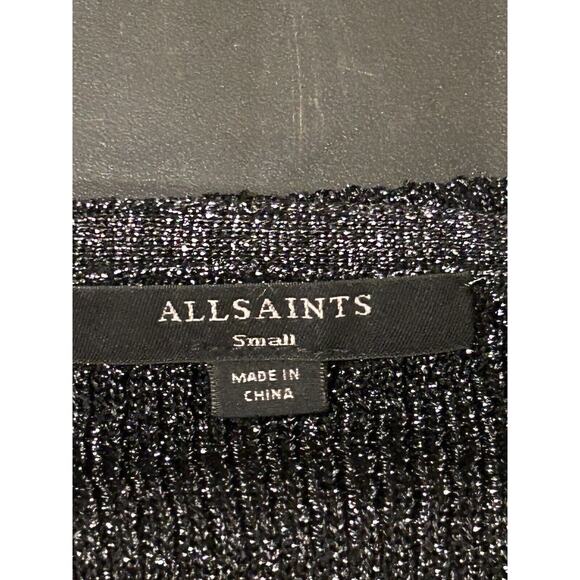 ALLSAINTS Women's Agnetha Vest Top Black Size S NWT - Picture 3 of 5